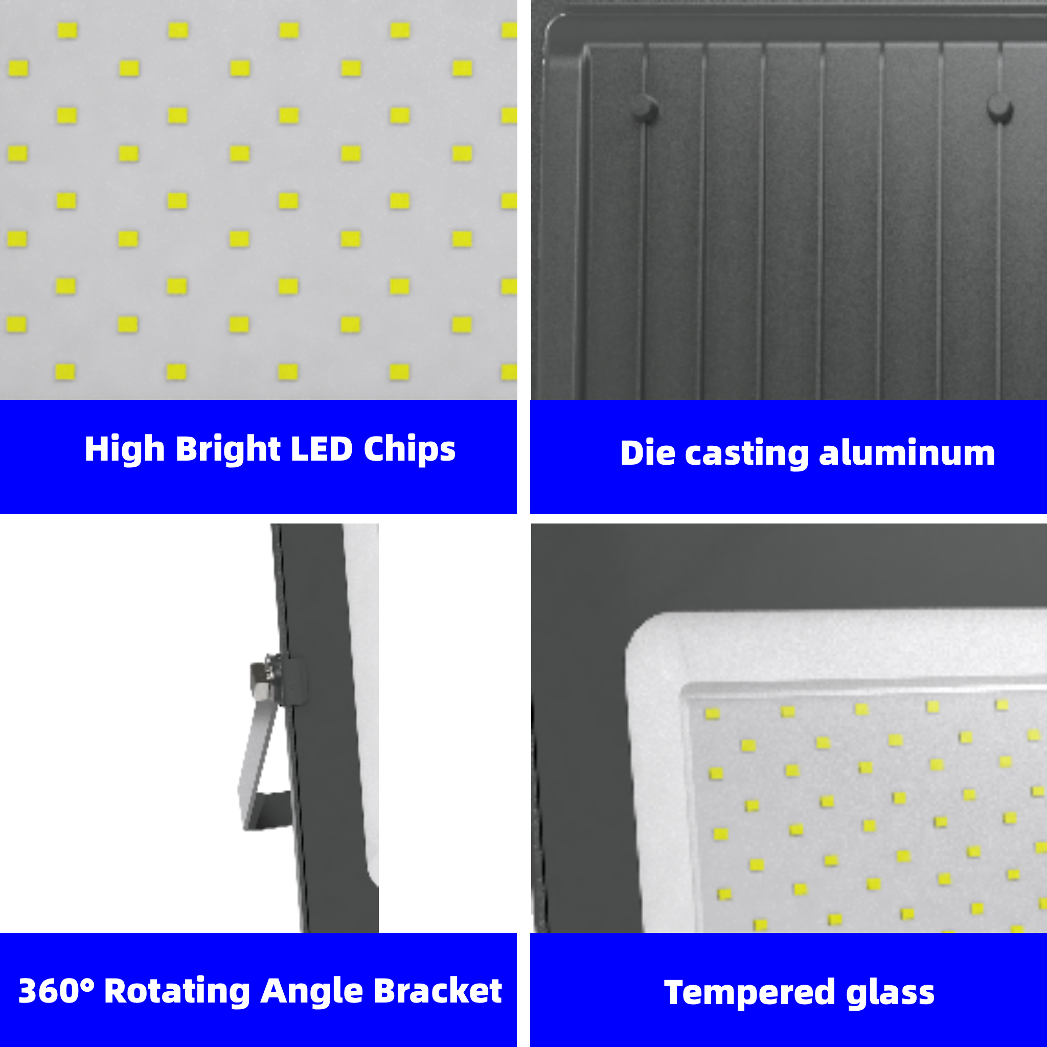 OUTLUX E048EI 200W Linear Dob LedSmd Exterior Stadium Spotlight Wall Lighting Floodlight Lamp Reflector Slim Outdoor Flood Light