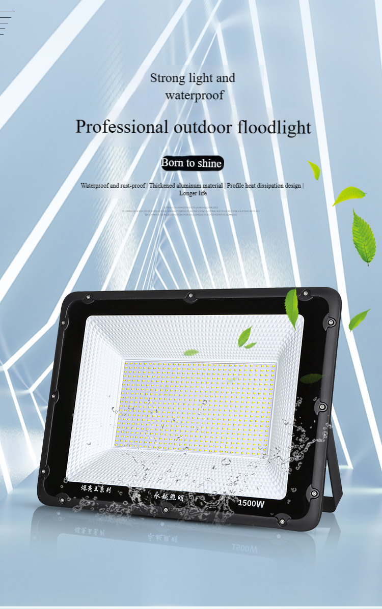 400W AC 220V Led Smd Exterior Spot Spotlight Focos Luce Wall Lighting Floodlight Lamp Reflector Slim Outdoor Flood Light