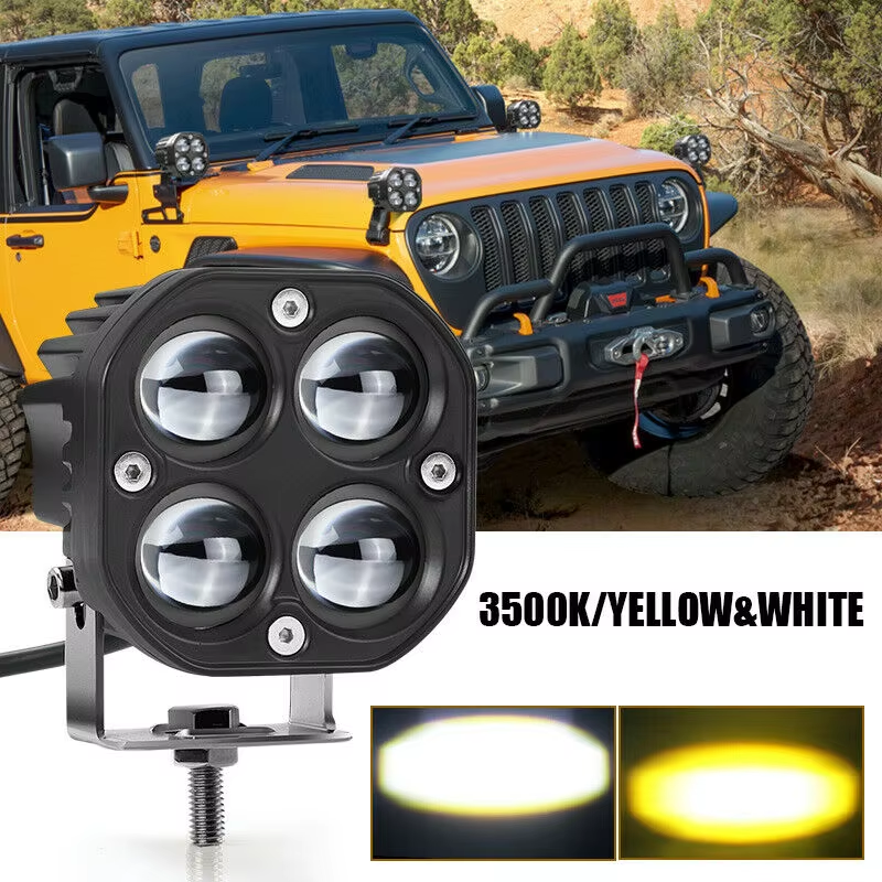 3 Inch 40W LED Work Light 8D Spotlight Fog Lamp Led Lights for Truck Car Motorcycle LED 4x4 Tractor Led Fog Driving Lights