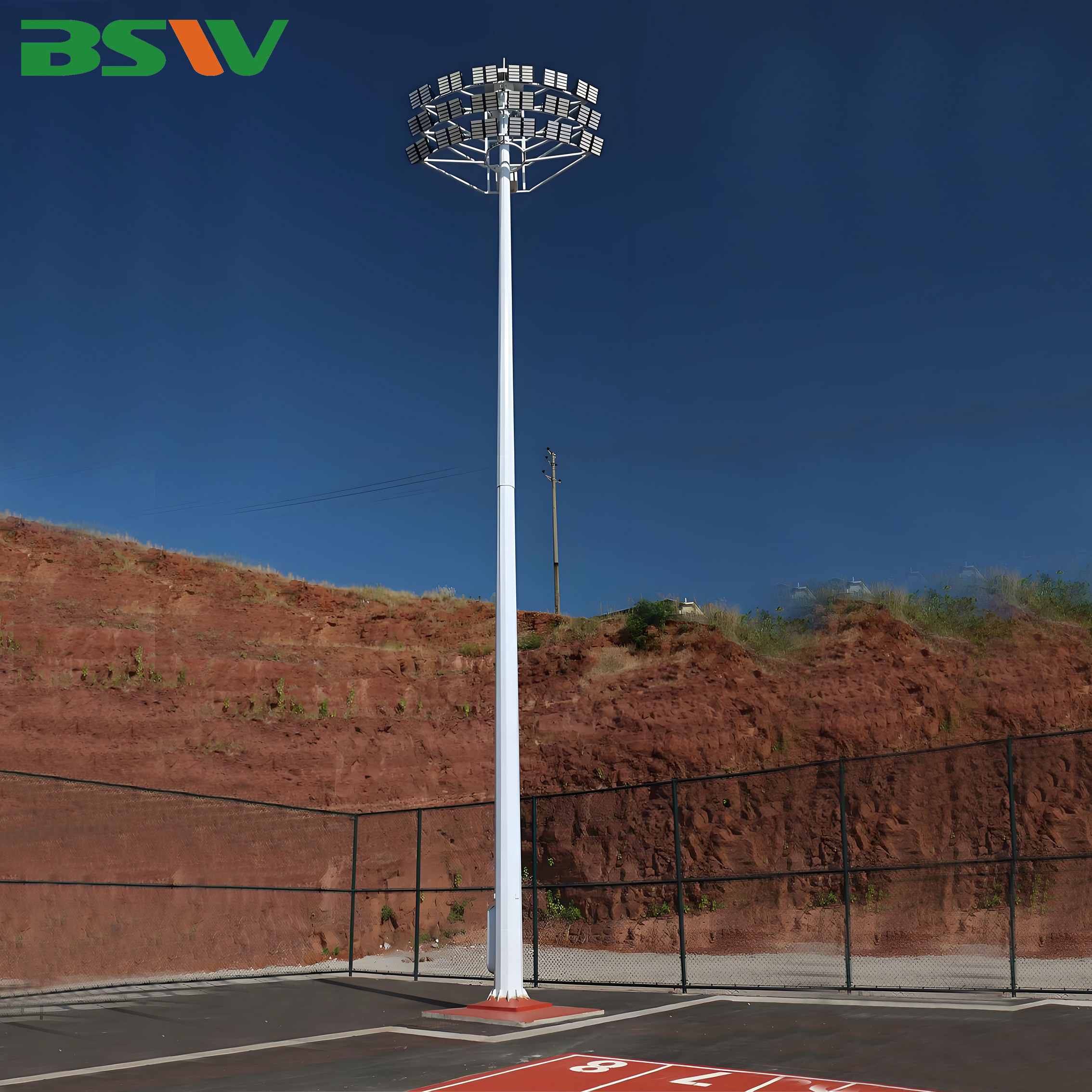 Warranty Stadium High Mast 500W 600W 800W LED Squares Docks LED Large Space Light