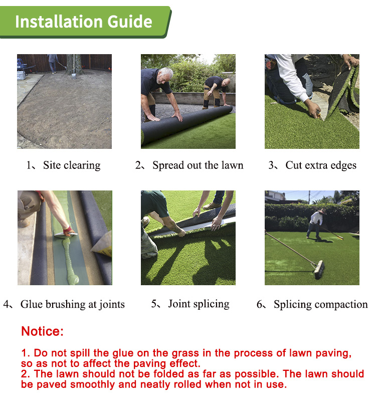 Artificial Turf Backing Details