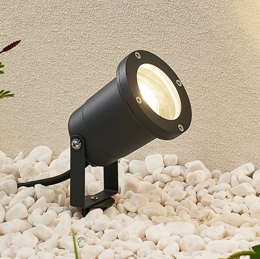 Adjustable Head Spot MR16 12V Garden Light Black Die-cast Aluminum Waterproof Exterior LED Light Source
