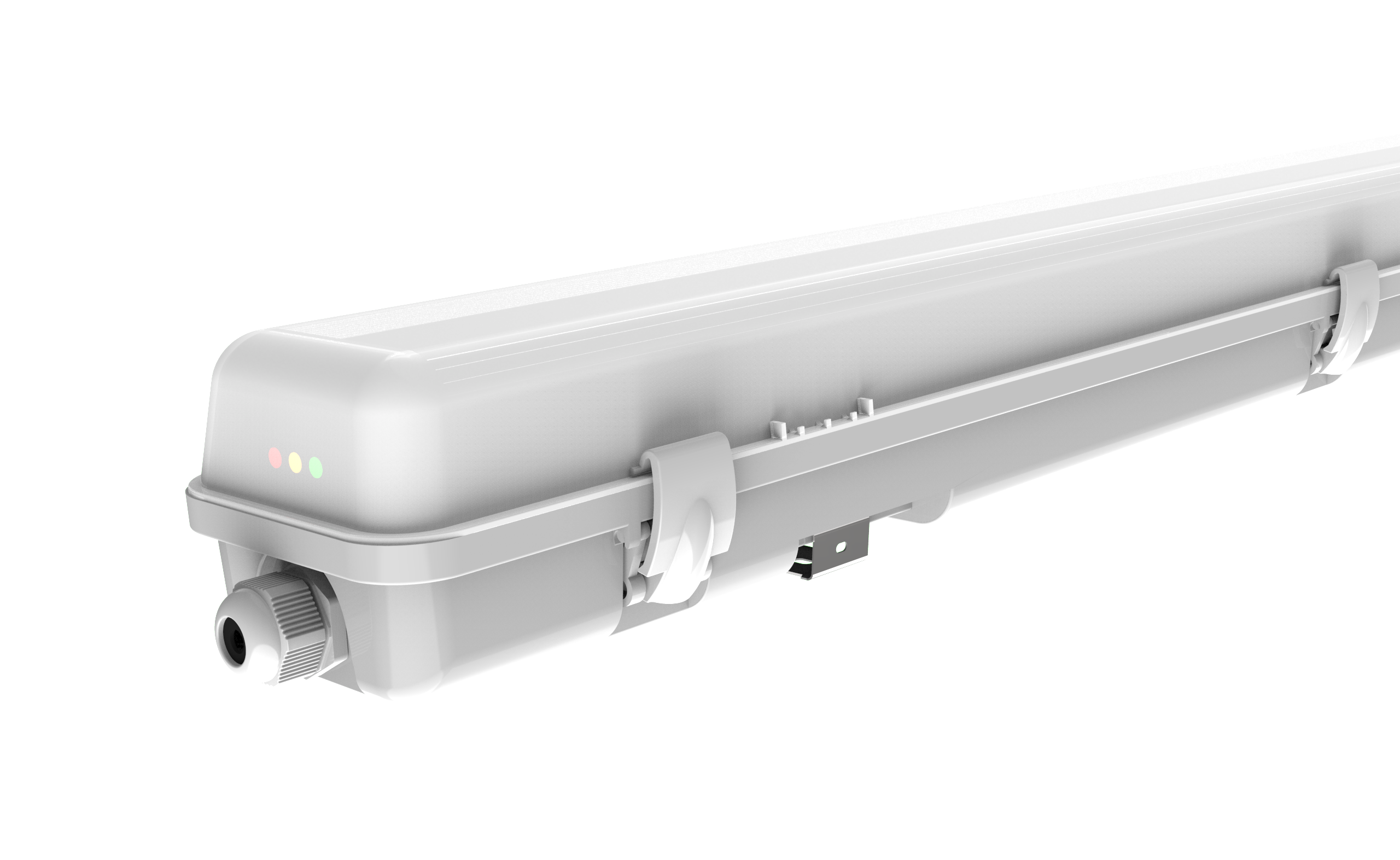 Led Shop Lights Motion Sensor Triproof Fitting Weatherproof Batten Fixture 600mm vapor Tight Linear With Emergency Function