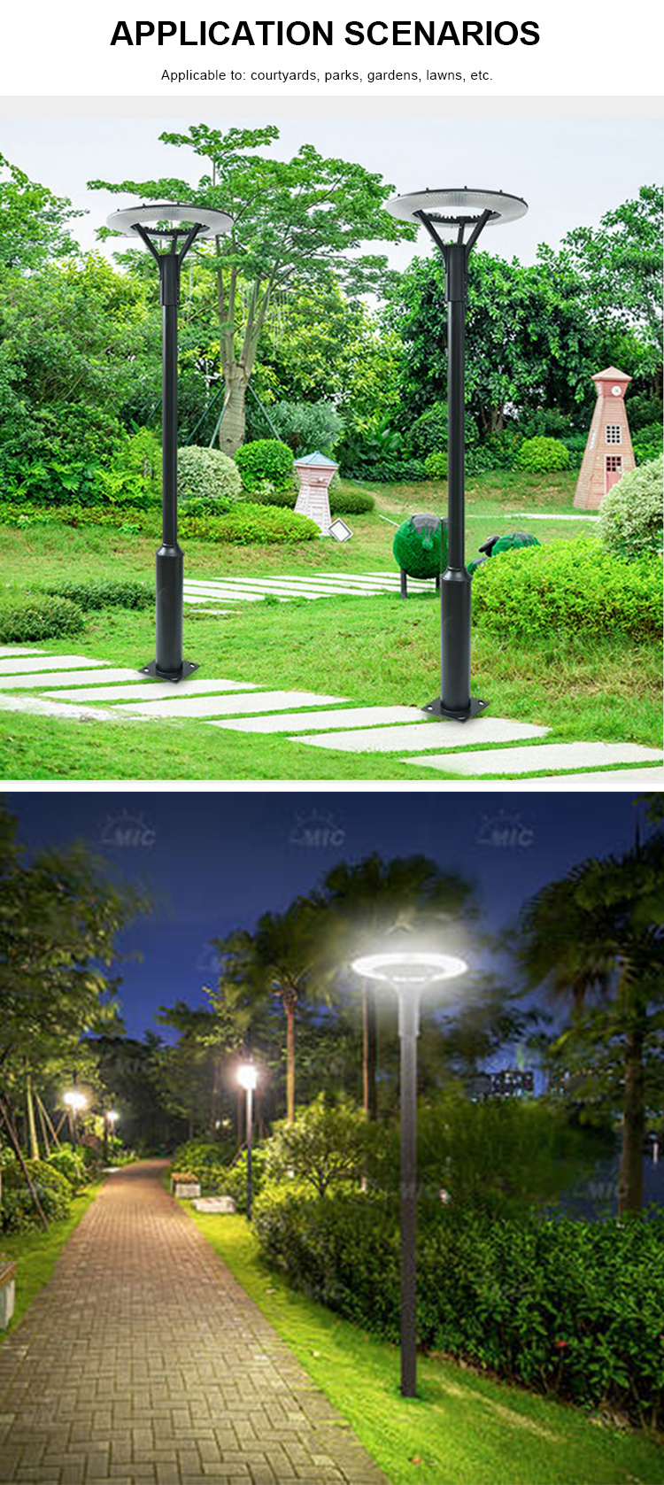 Outdoor Led Garden Lights Applications