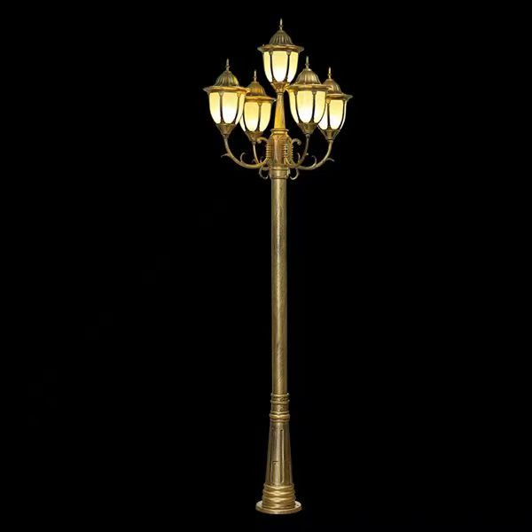 Acorn LED Post Top Light Aluminum Body IP65 CCT Changeable Garden Application
