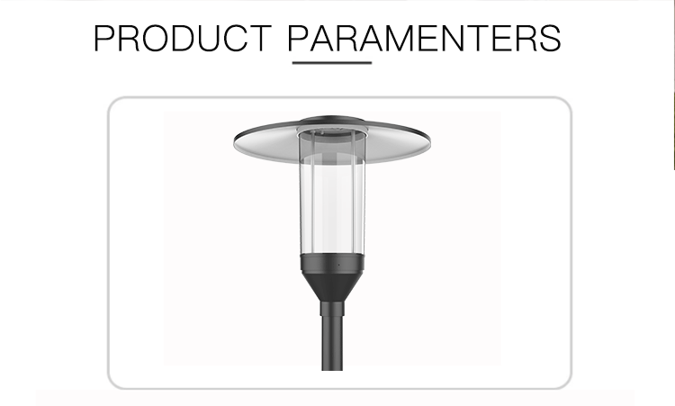Catenary LED Aluminium Street Lamp Post 30w 60w Post Top Led Garden Lights