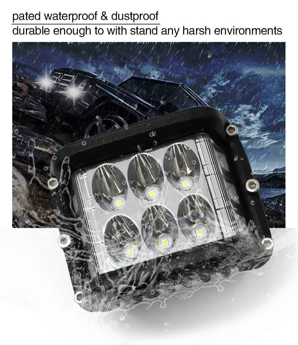 LED Work Light Dimensions