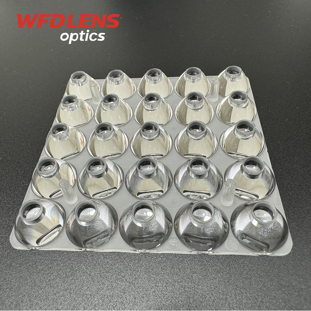 New Arrival 10 Degree 5050 Led Lens 75mm Led Optical Lens For Stadium Lights