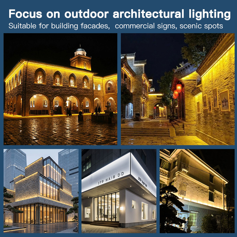 Aluminum RGB 36W220V Led Wall Washer Light For Building Exterior Wall Decoration