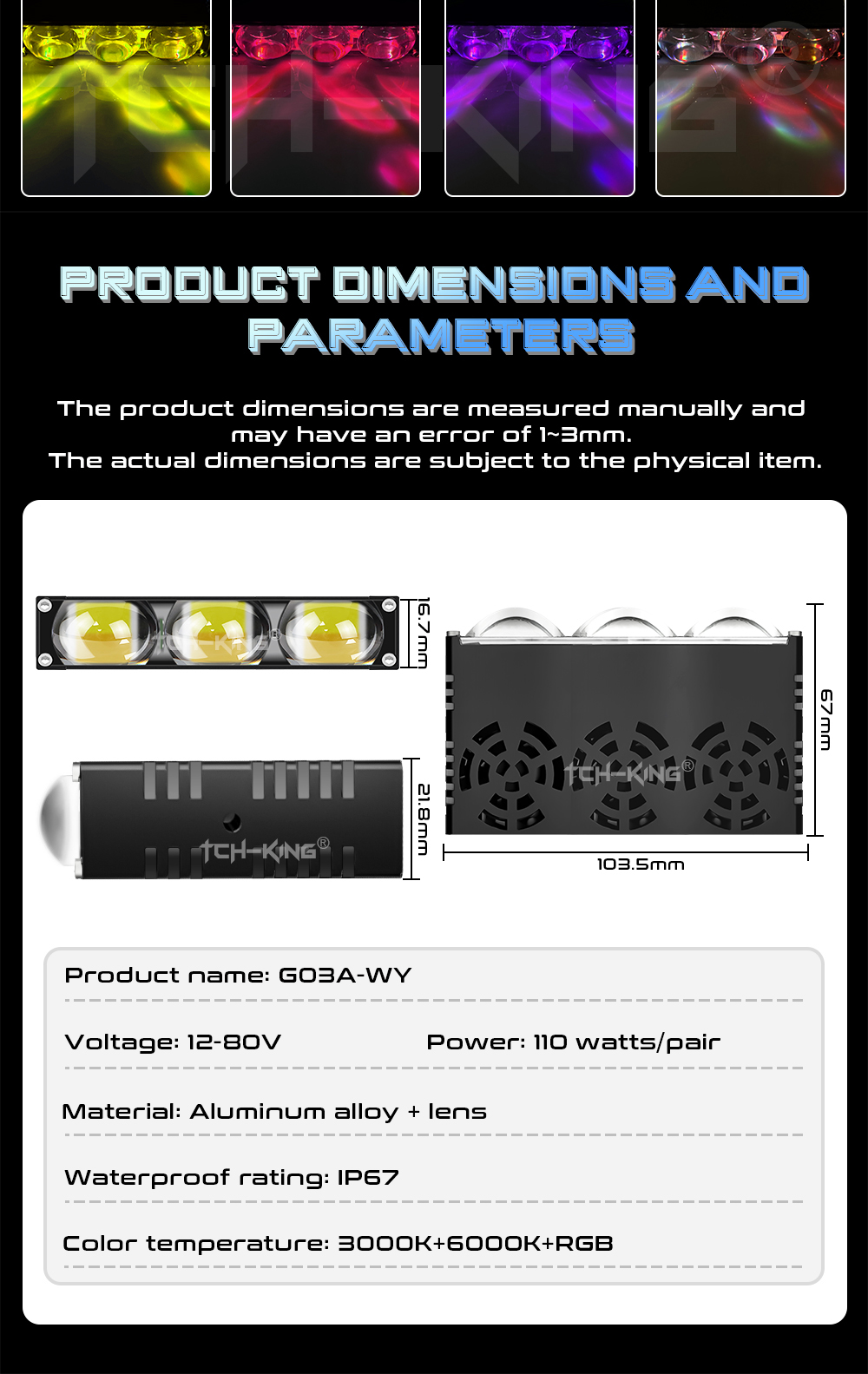 Led Grille Lights Auxiliary Lights