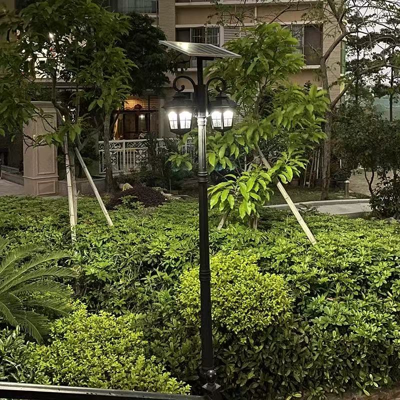 Modern Outdoor 3m 4m 6m Garden Pole Top Light Waterproof Aluminum Led Landscape Street Post Pole Bollard Light
