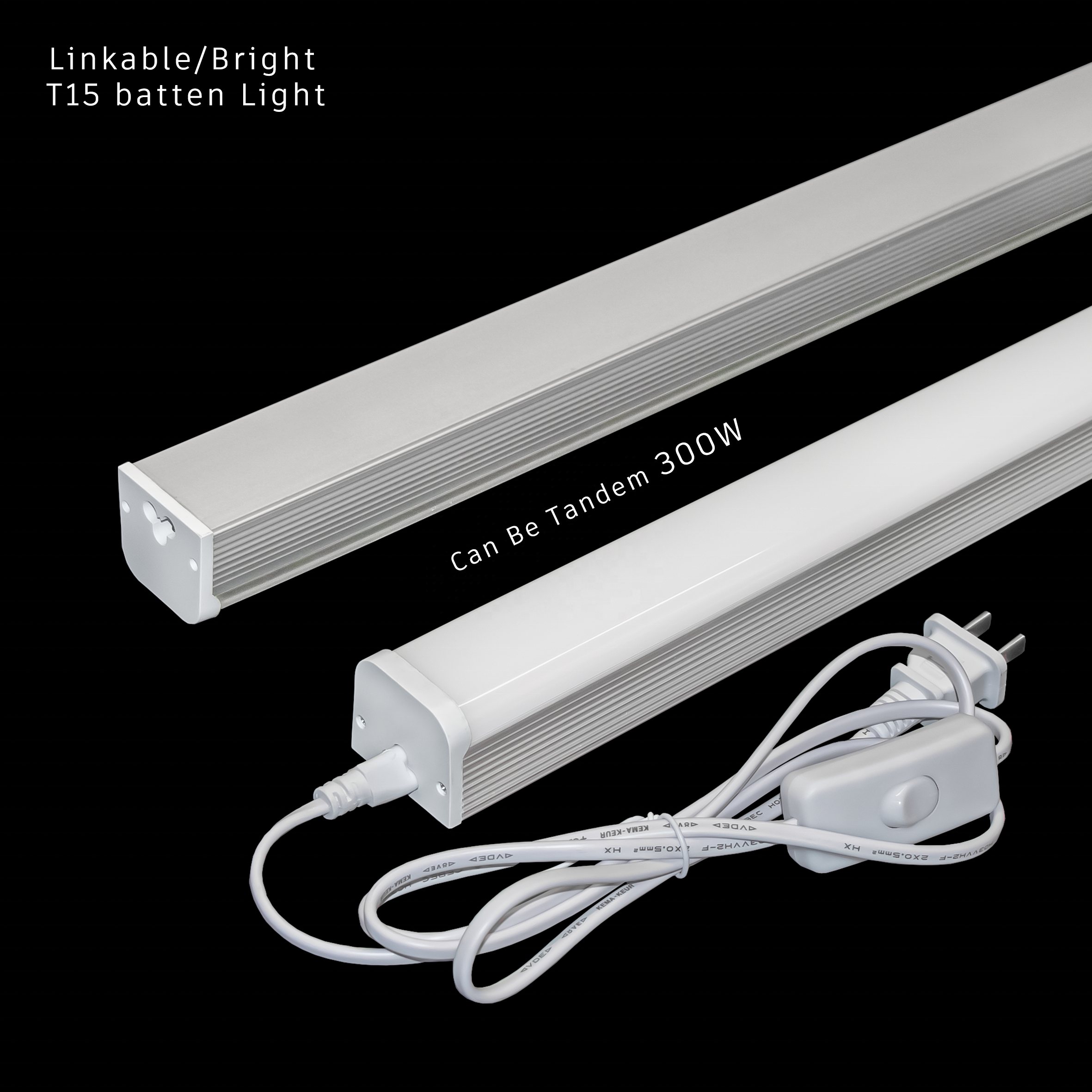 Hot Sale Commercial Led Linear Light Fixture 1200Mm 4Ft Suspended Linkable Led Lighting Tube Light Fixture