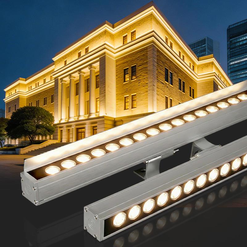 Aluminum RGB 36W220V Led Wall Washer Light For Building Exterior Wall Decoration