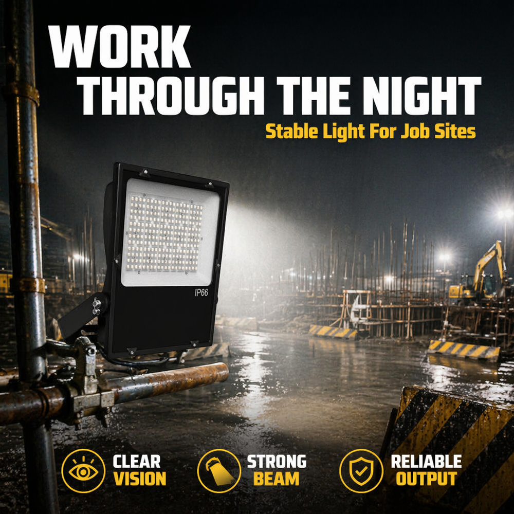 High Brightness IP65 Waterproof LED Aluminum Warm White Adjustable Outdoor Stadium Lighting Flood Light 50-200W Yard Large Scale