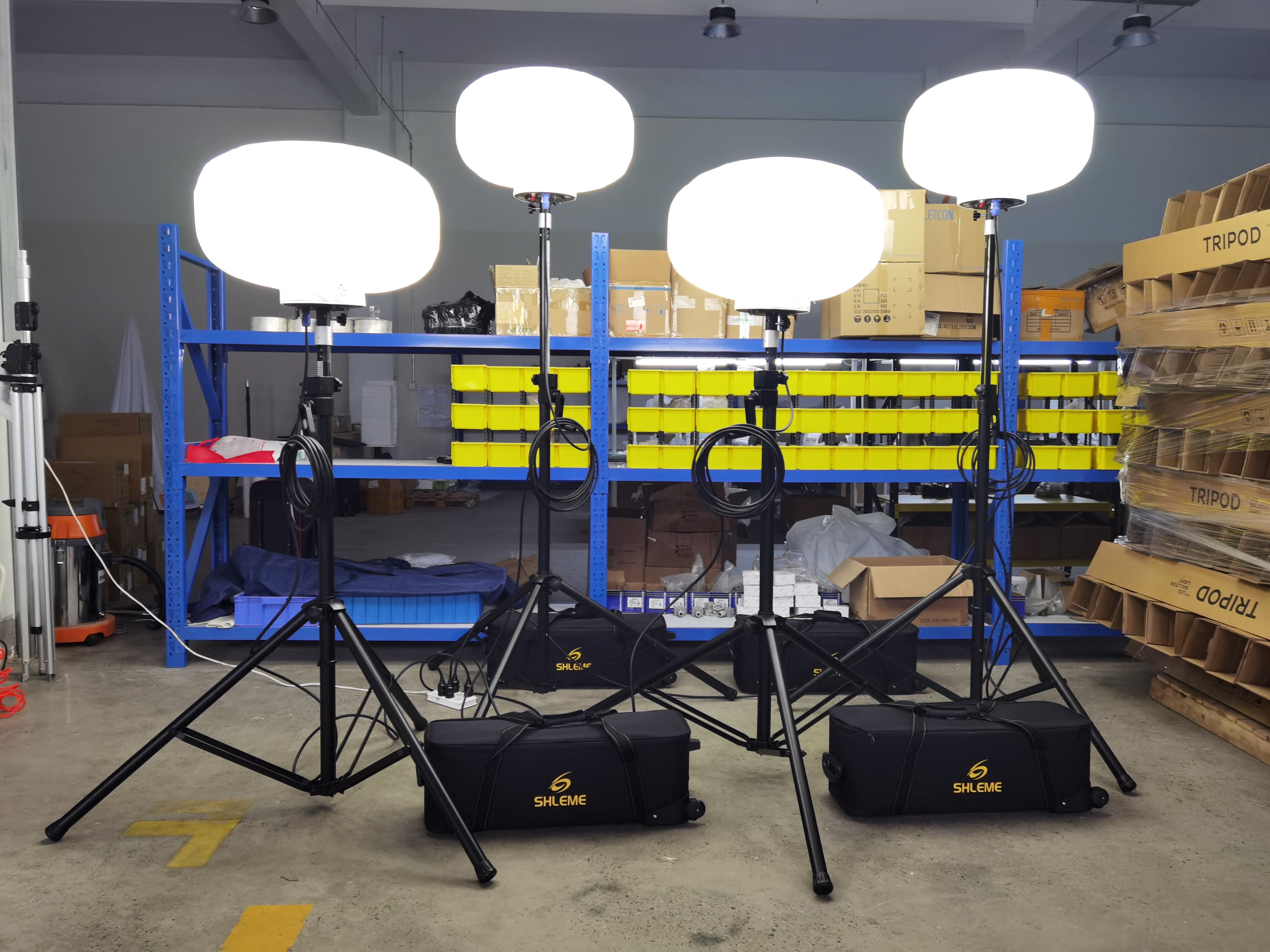 Airstar Inflatable LED Balloon Light Tower Portable High Brightness Flood Light Advertising