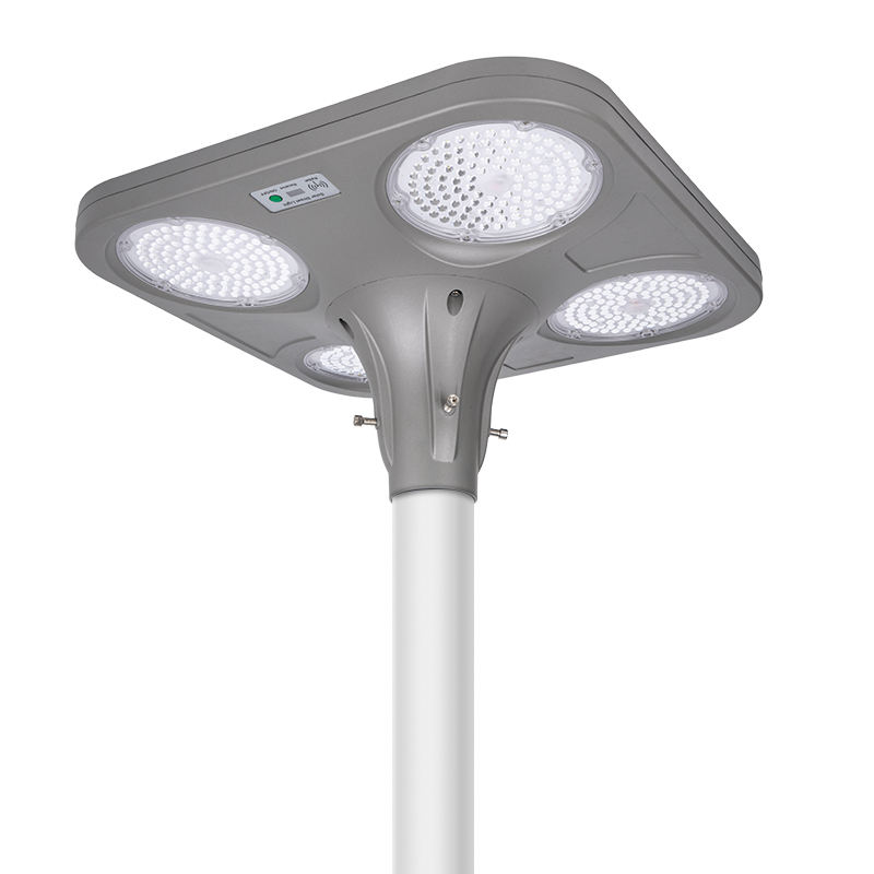 Solar Powered LED Solar Garden Lights with with Remote Control IP65 Waterproof Solar Street Light Post Top Mount Motion Sensor