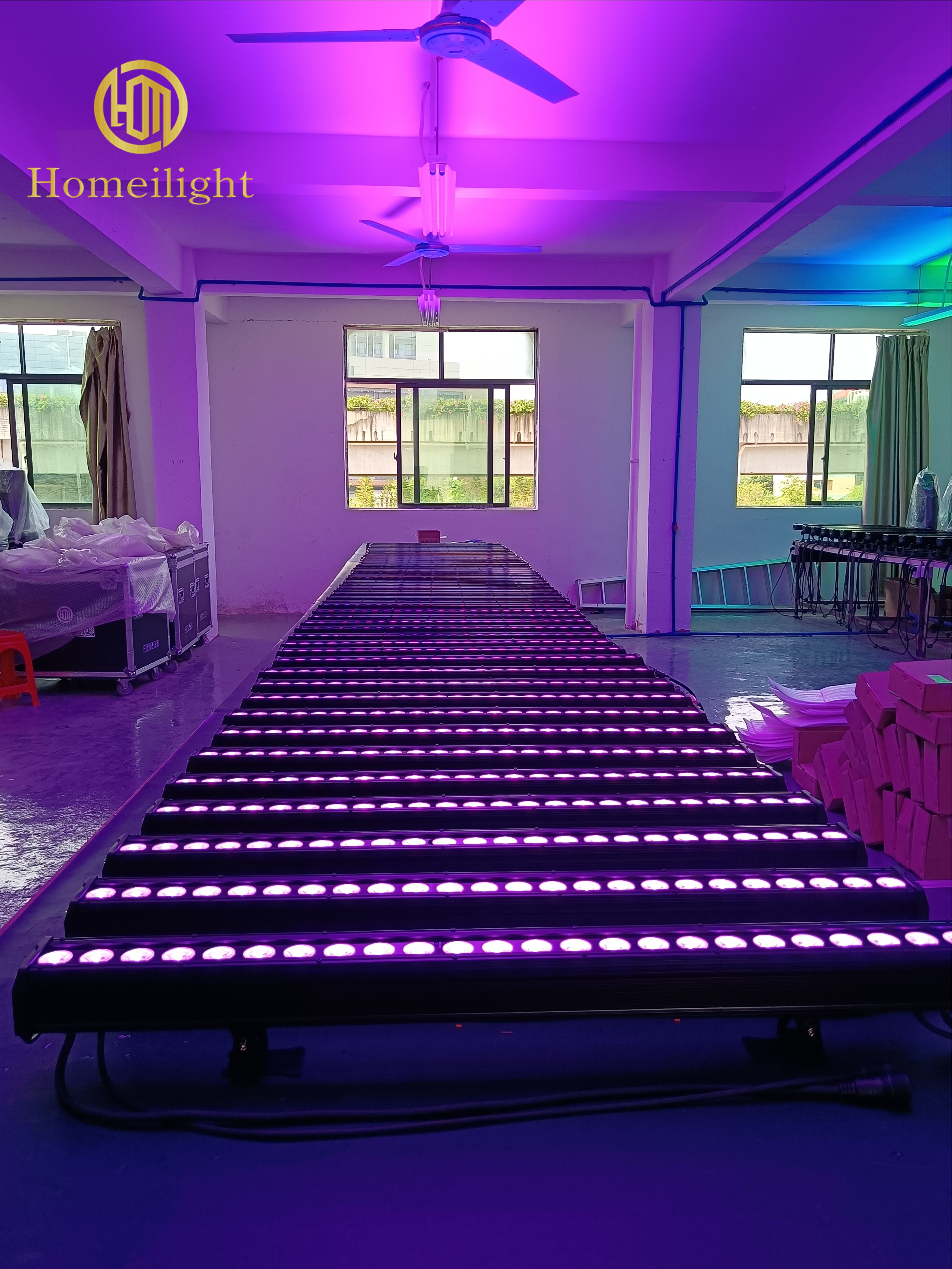 24pcs 3W RGB 3in1 LED Wall Wash Light LED Outdoor IP65 Waterproof Led Wall Washer Bar for Building