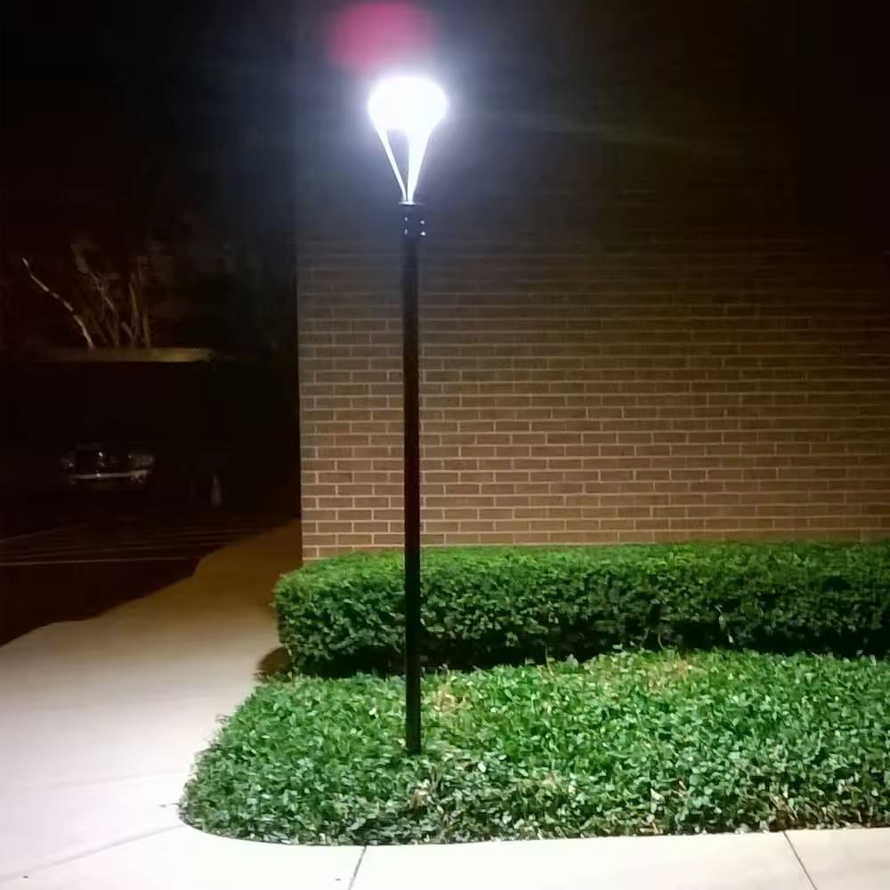 Factory Wholesale 40W Garden Lights Outdoor Solar System Powered Available Custom Garden LED Post Top Lights