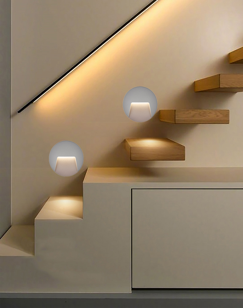 3W IP65 Outdoor LED Wall Lights Plaster Wall Sconce Light Fixture Wall Washer