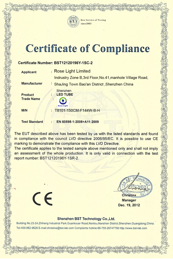 Certification Documents