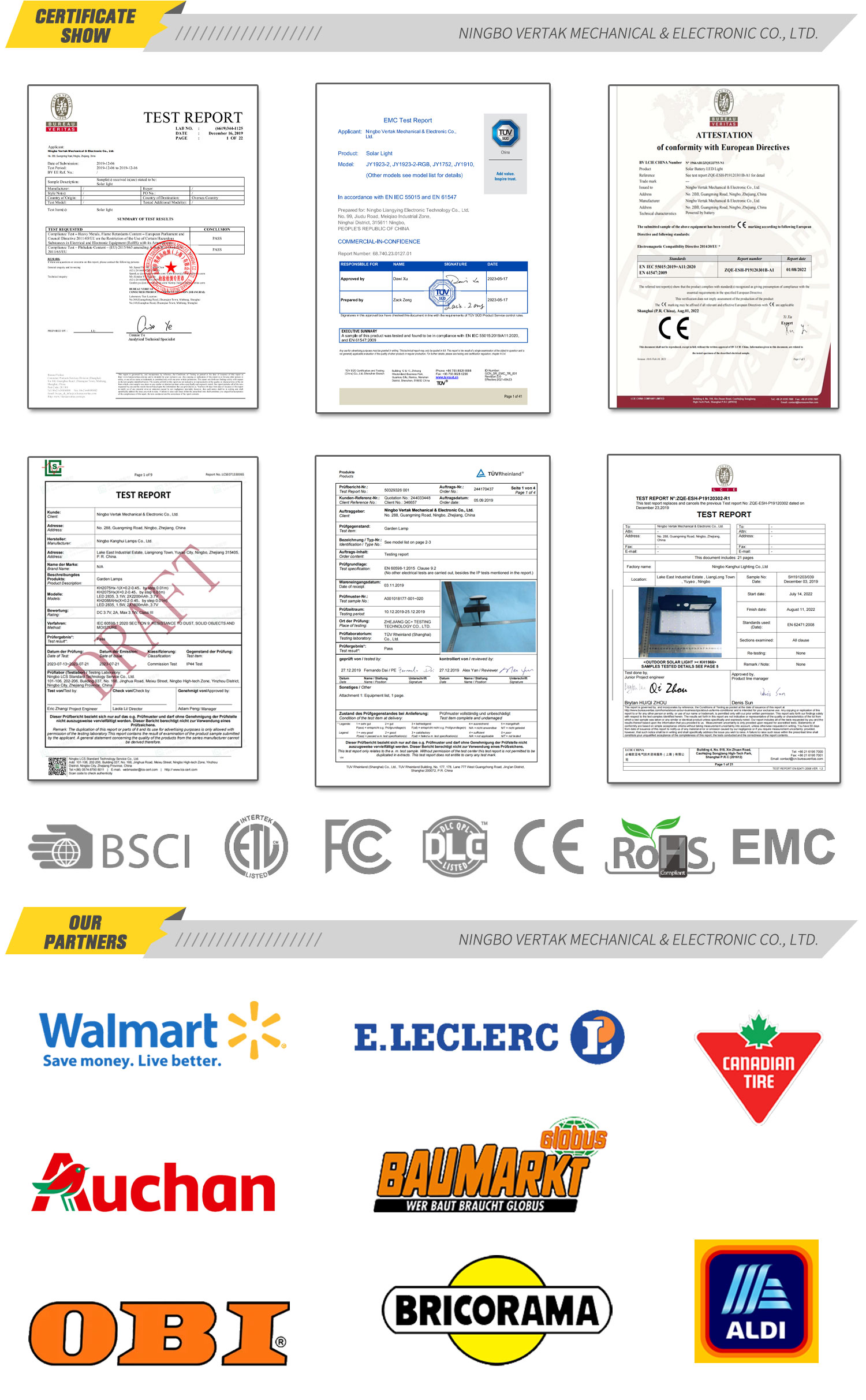 Product Certifications