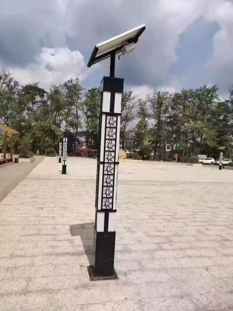 Modern Outdoor 3m 4m 6m Garden Pole Top Light Waterproof Aluminum Led Landscape Street Post Pole Bollard Light