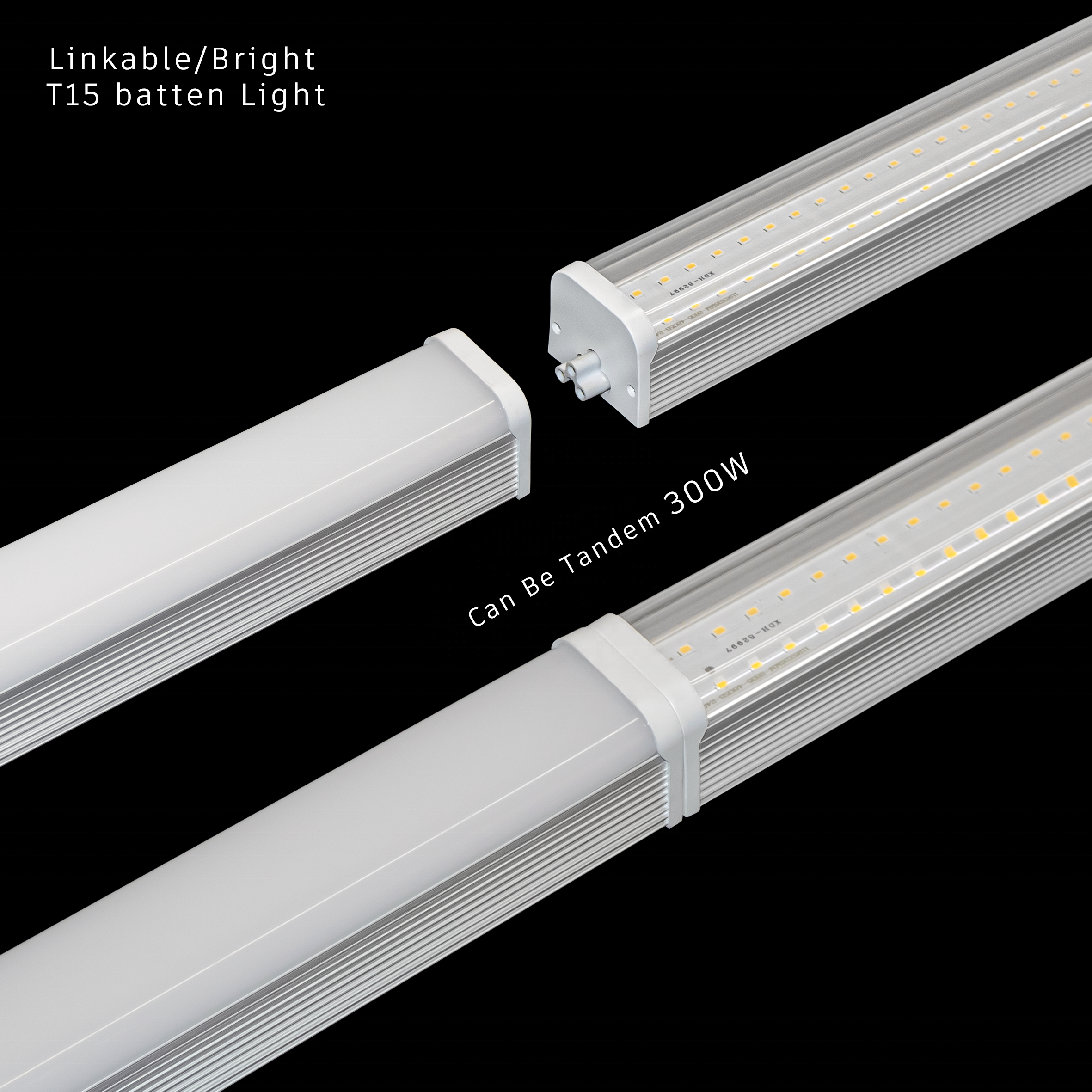 Hot Sale Commercial Led Linear Light Fixture 1200Mm 4Ft Suspended Linkable Led Lighting Tube Light Fixture