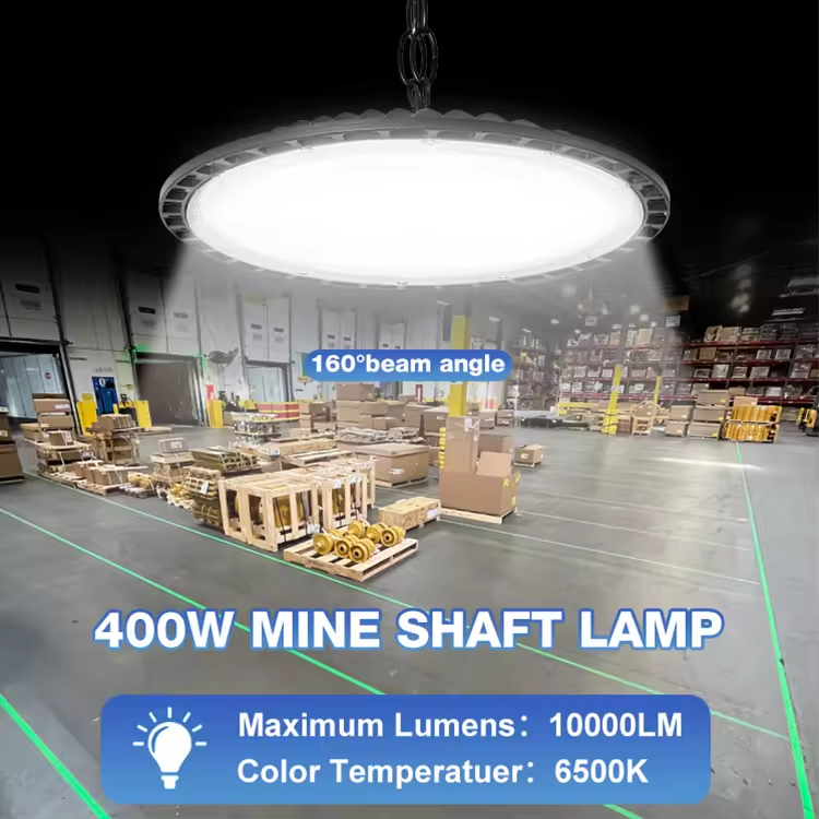 Factory Price Industrial Lighting SMD2835 Aluminum 100W-400W UFO High Bay Light for Warehouse Parking Lot IP65 5-Year Warranty