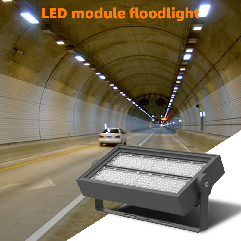 IP65 AC85-265V LED Tunnel Light No Stroboscopic 140lm/W 50W &amp; 100W for Stadium Square &amp; Warehouse &amp; Tunnel Aluminum Lamp Body