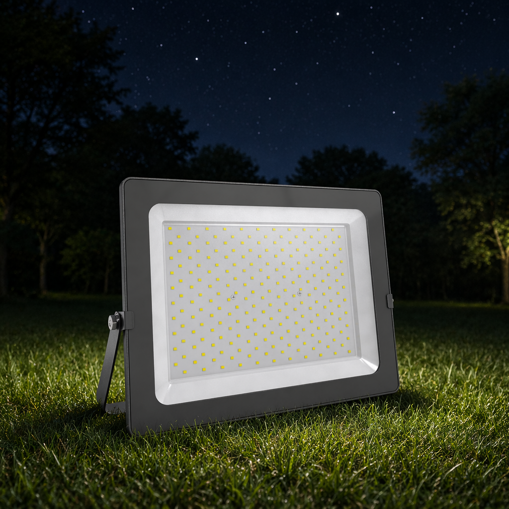 OUTLUX E048EI 200W Linear Dob LedSmd Exterior Stadium Spotlight Wall Lighting Floodlight Lamp Reflector Slim Outdoor Flood Light