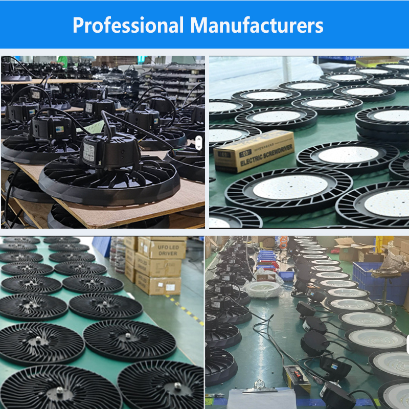 Super Bright High Bay 100w 150w 200w Commercial Lamp Industrial Warehouse Factory UFO Led Highbay Light