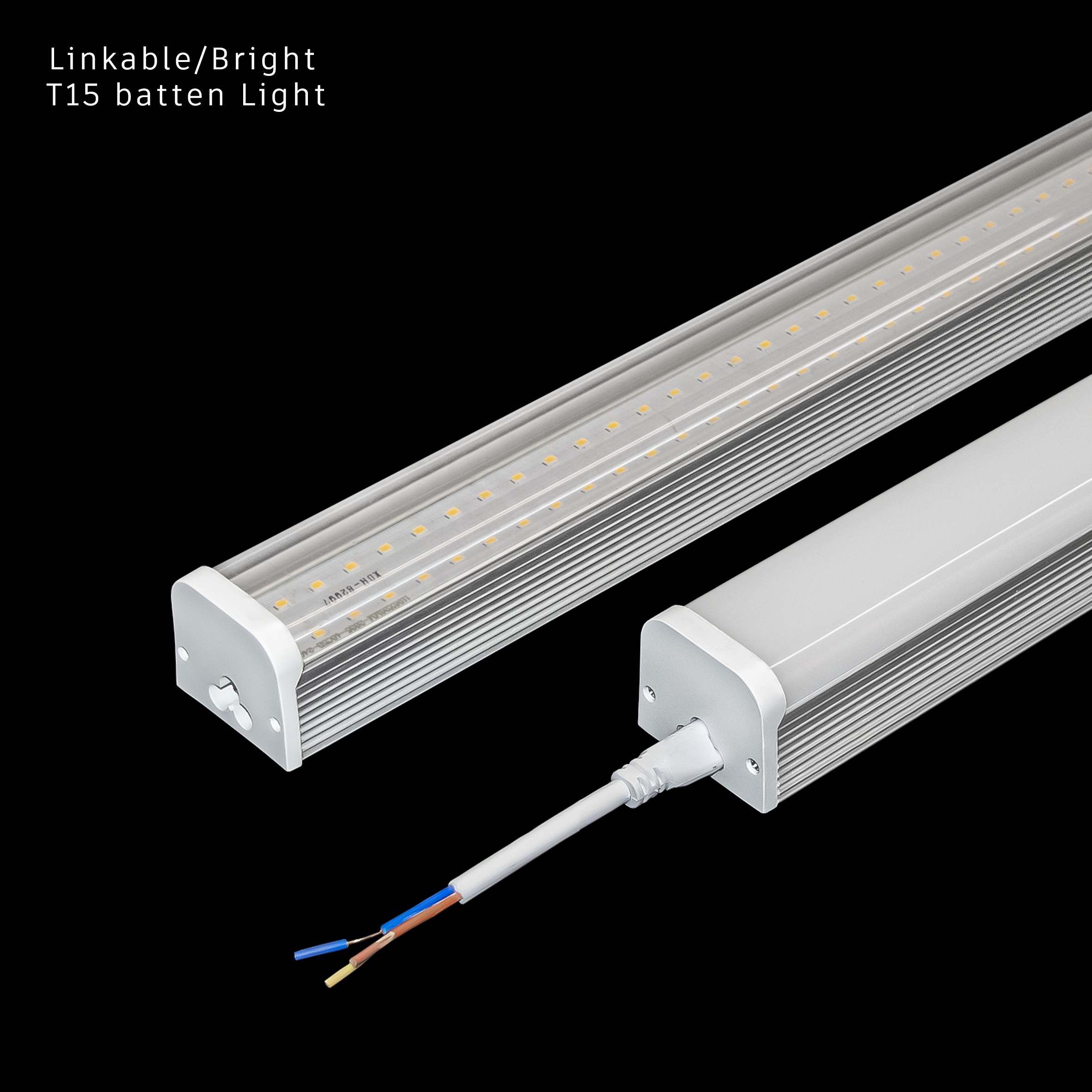 Hot Sale Commercial Led Linear Light Fixture 1200Mm 4Ft Suspended Linkable Led Lighting Tube Light Fixture