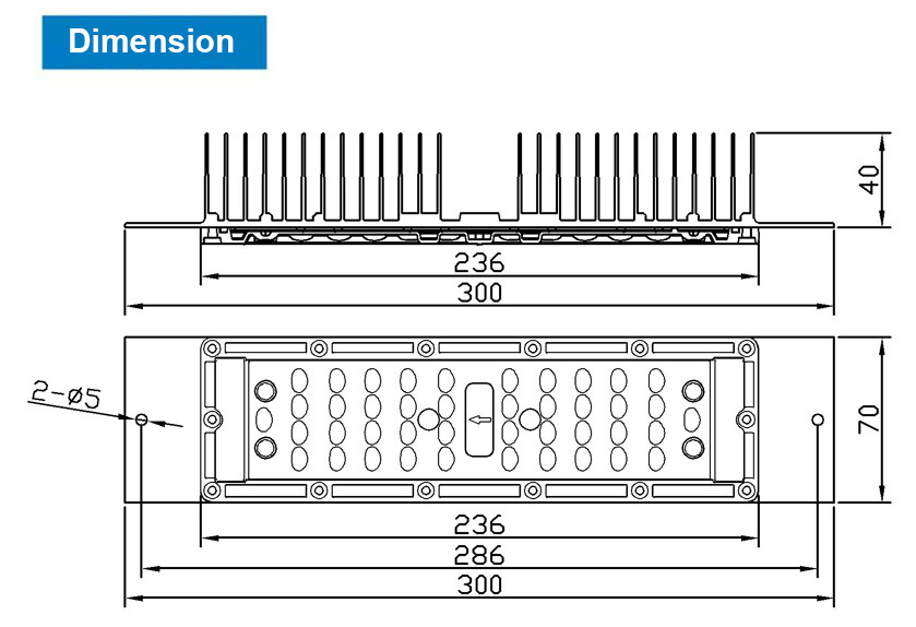 Led Street Light Modules Outdoor Waterproof 50w 100w Retrofit SKD Road Lights Garden Lighting Led Post Top Lantern Module