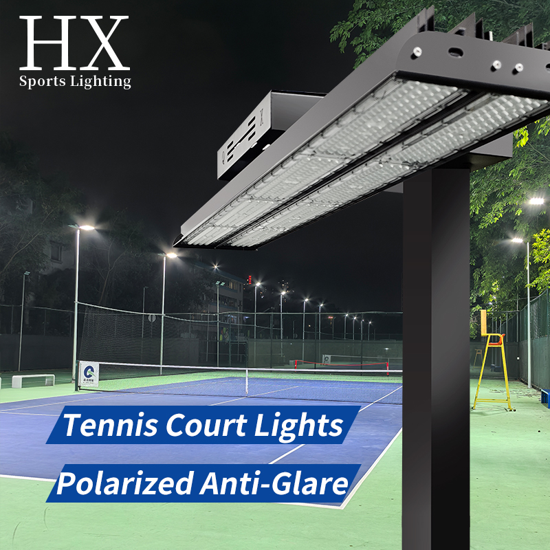 Huaxiang Led Stadium 400W Flood Lights Outdoor Waterproof Polarized Anti Glare Design Tennis Court Lighting Flood Light Linear