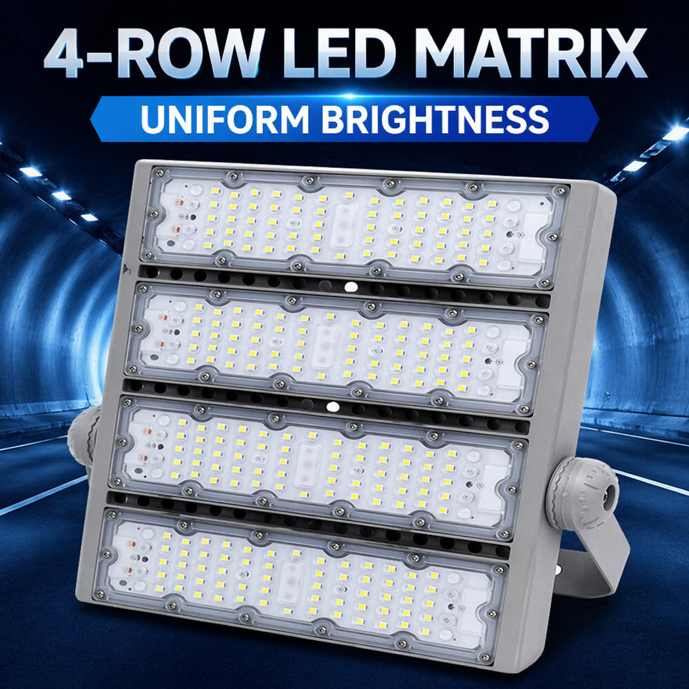 High Power Professional IP65 Waterproof Die-Cast Aluminum Stadium Light Outdoor Professional Tunnel Light