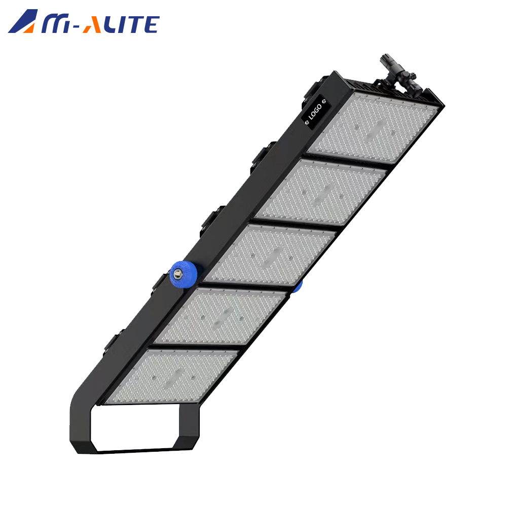 LED Stadium Light Outdoor IP66 High Bright 130000 Lumens Flood Light 500W Sport Court Gym Stadium Lamp