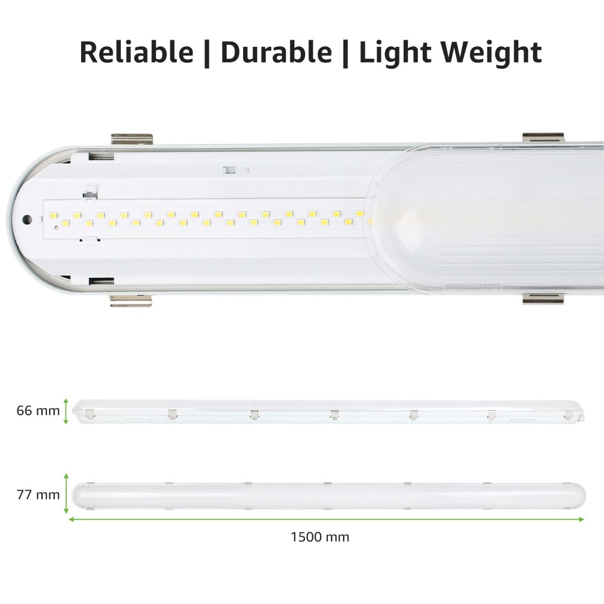 String Lights Outdoor Waterproof Materials Tri-proof Fixtures LED Vapor Tight Waterproof Tri-Proof Light for Warehouse Tunnel