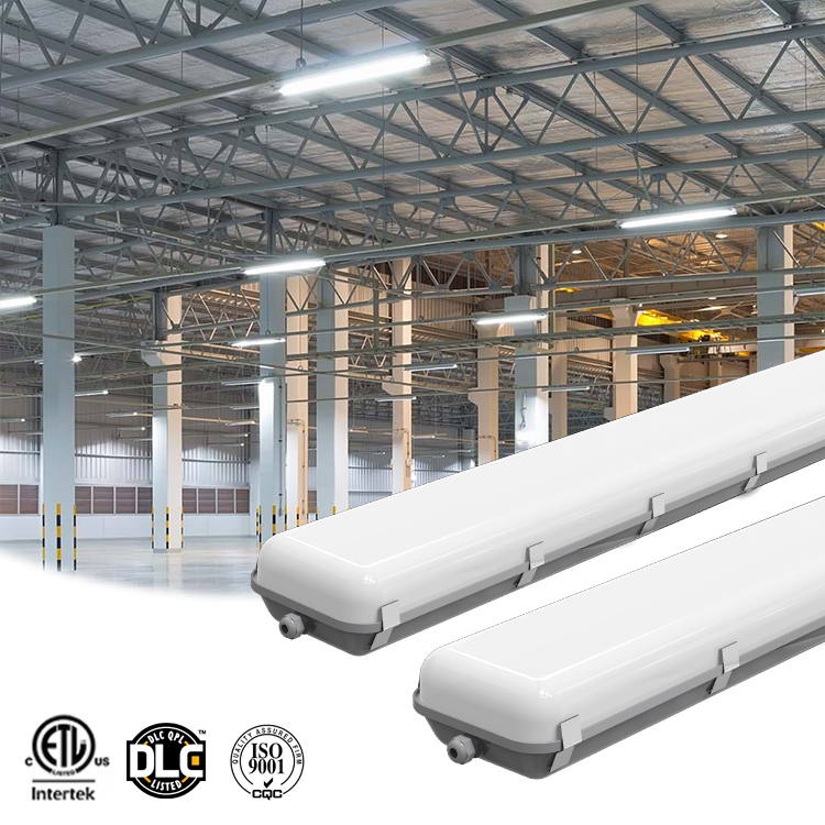 High Perfomance Emergency Vapor Tight Light Waterproof Ip65 Workshop Dimmable Sesnor 4ft 8ft Tube Led Triproof Light