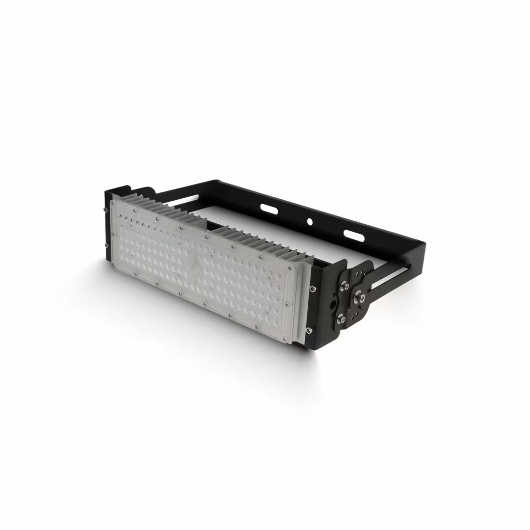 High Brightness 100W LED Tunnel Light Simple Module Installation Outdoor Waterproof IP65 LED Floodlight Stadium Tunnel Lighting