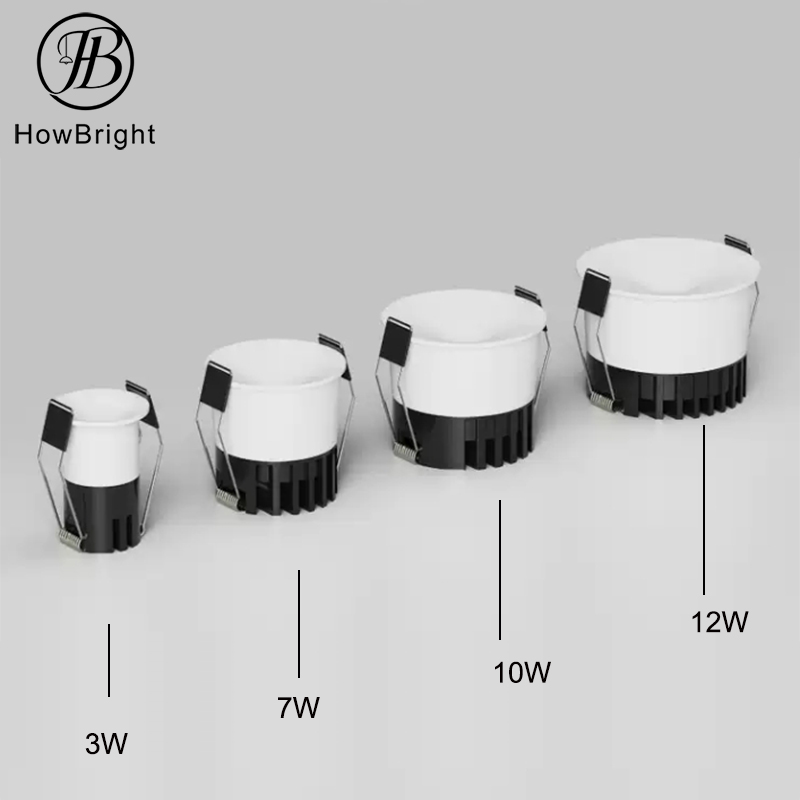 Arc Annular Style Downlight LED Recessed LED Downlight Narrow Border 12W Recessed LED Downlight Spot Lighting