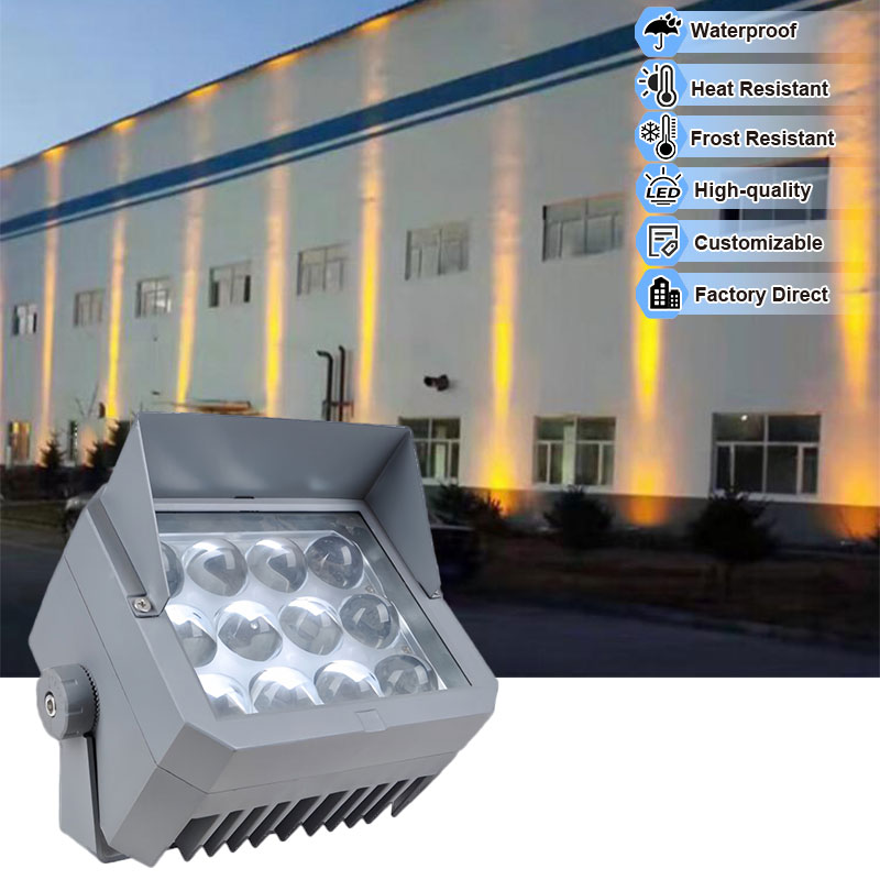 Narrow Beam LED Spot Lights for Wall Facade Lighting 36W AC 85-265V Waterproof IP65 5-10 Beam Angle CRI 80 High Bright