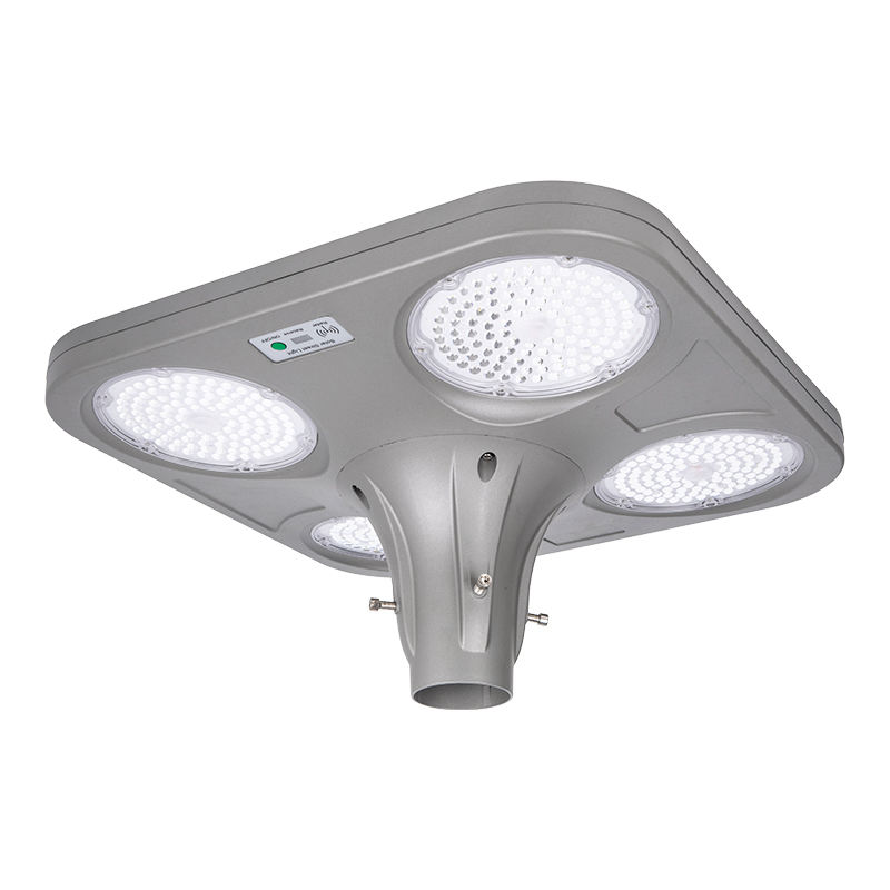 Solar Powered LED Solar Garden Lights with with Remote Control IP65 Waterproof Solar Street Light Post Top Mount Motion Sensor