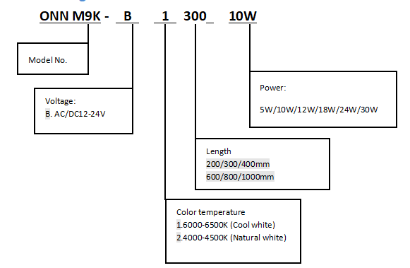Ordering Code Schema
