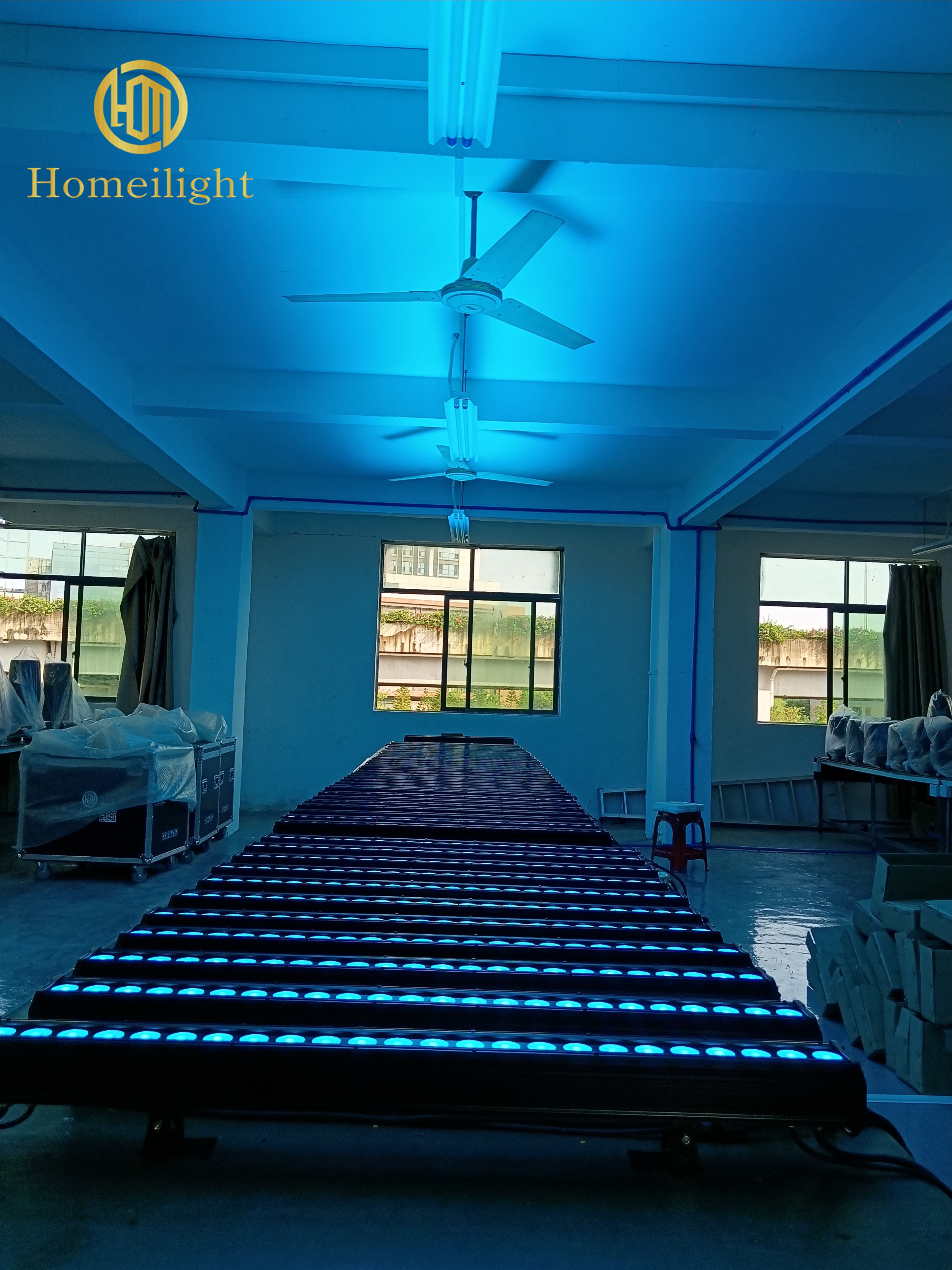 24pcs 3W RGB 3in1 LED Wall Wash Light LED Outdoor IP65 Waterproof Led Wall Washer Bar for Building