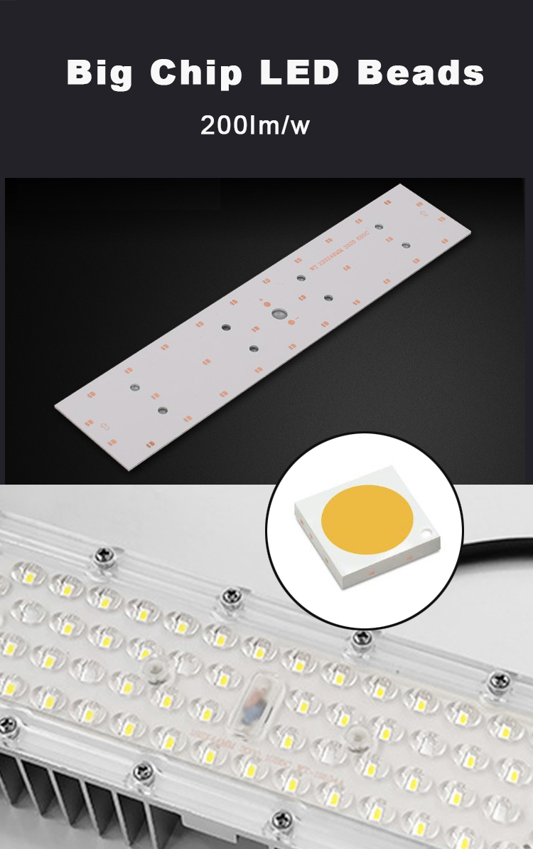 Led Street Light Modules Outdoor Waterproof 50w 100w Retrofit SKD Road Lights Garden Lighting Led Post Top Lantern Module