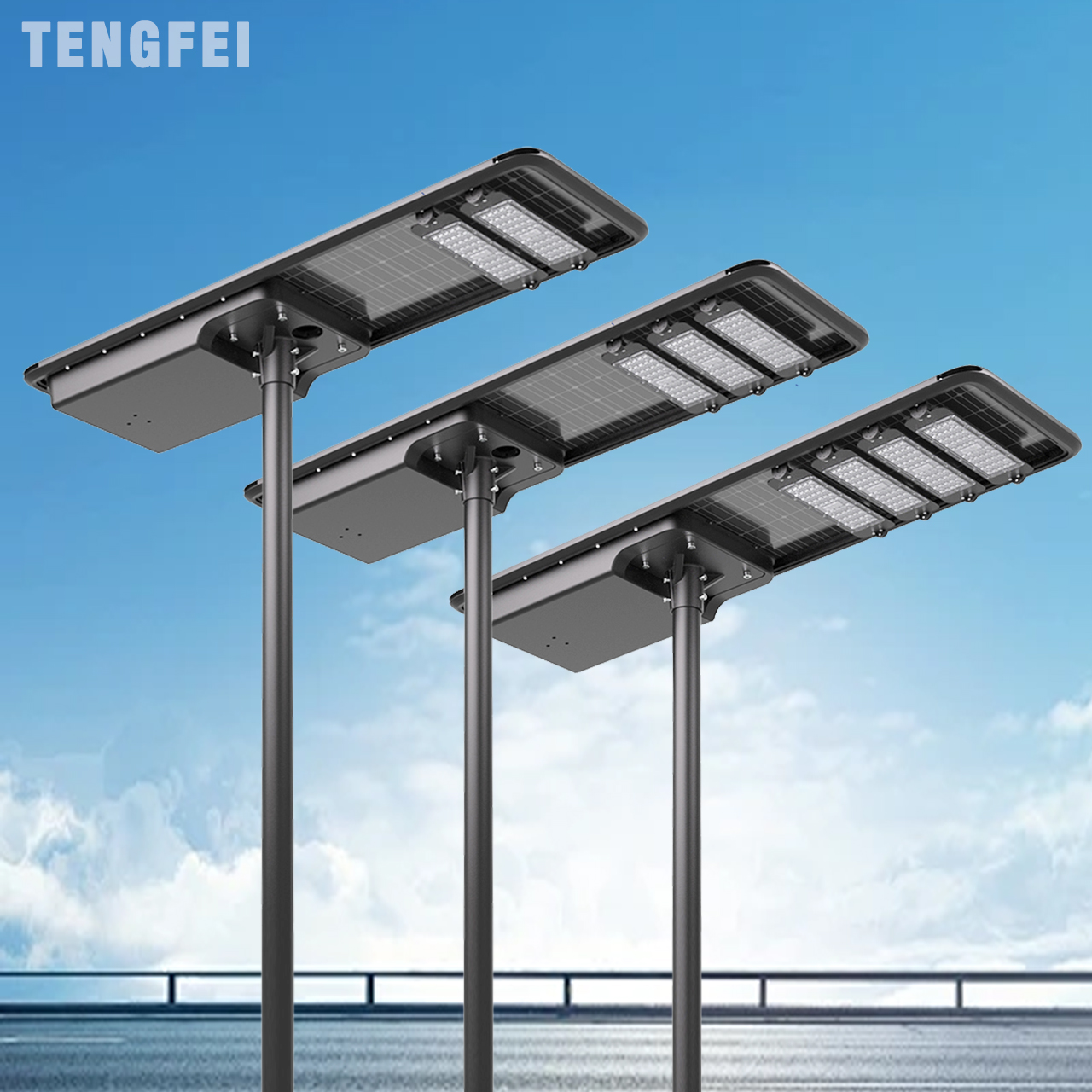 Easy Install Aluminum Manufacturer Led Street Solar Light For Smart City