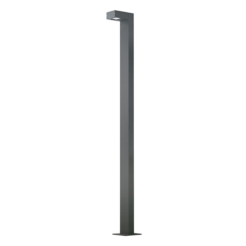 Modern Minimalist LED Post Top Garden Light Fixture Aluminum Housing Outdoor Decorative Pole Lamp for Urban Park &amp;Road