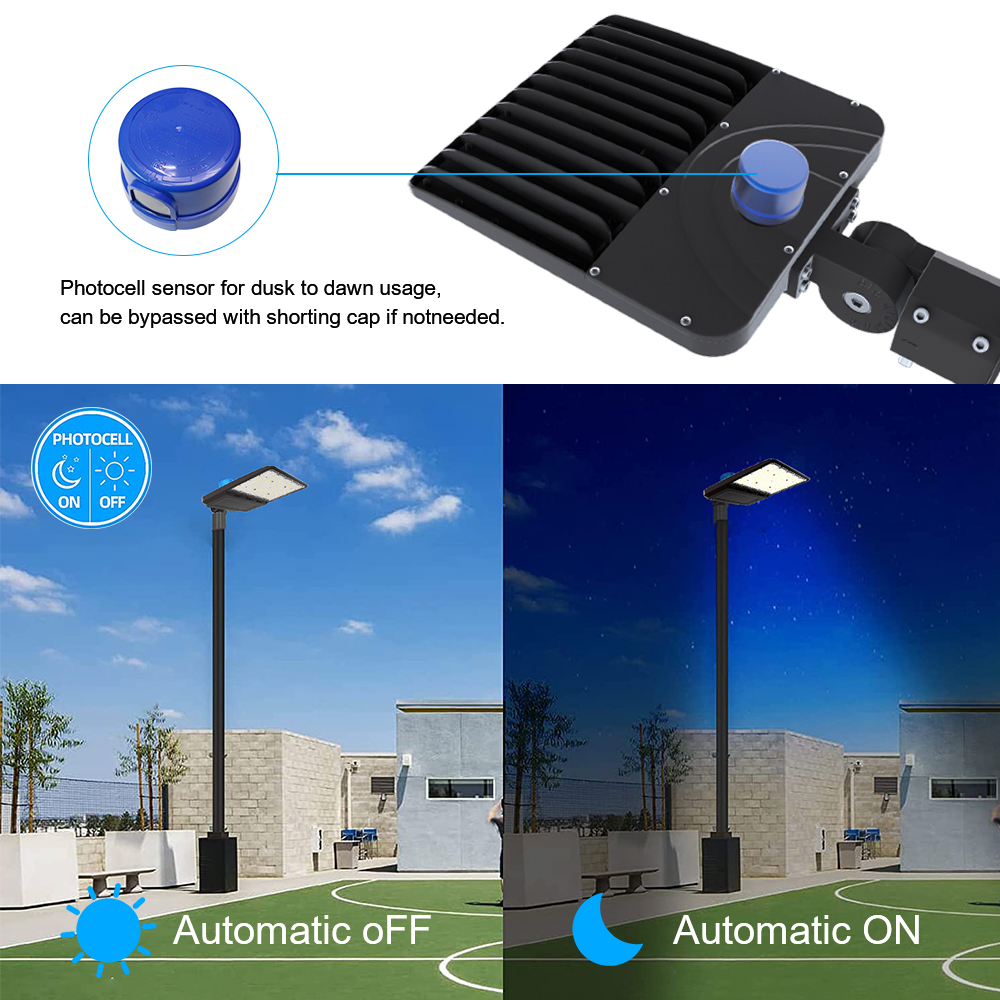 High Luminous Efficiency IP66 60W 150W 200W Street Waterproof Road Lamp Dusk Led Lights Parking Lot
