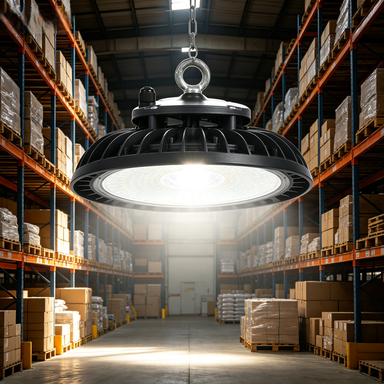 100W 150W 200W 300W LED High Bay Light IP65 Waterproof UFO DOB High Bay Lamp Three Years Warranty for Warehouse Factory Workshop