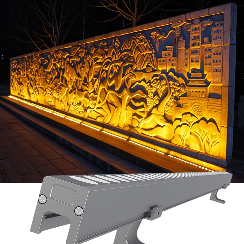 Cwl2328 Custom Ip66 Waterproof Rgbw Dmx Led Linear Light Outdoor Facade Architectural Wall Washer Lights for Building